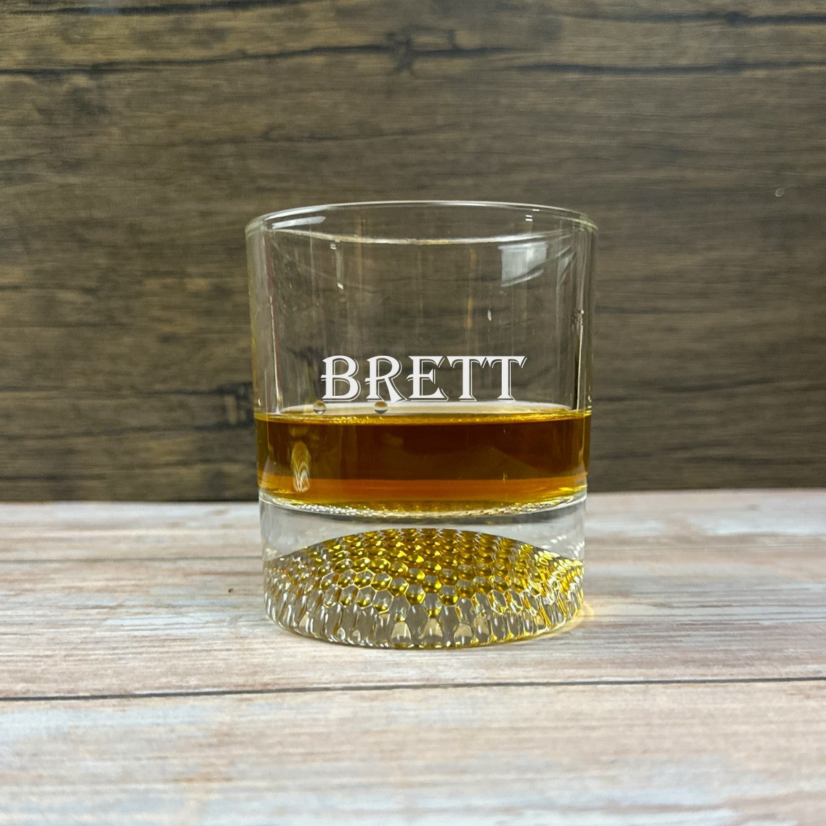 Personalized Golf Ball Whiskey Glass Set Rock Bourbon Glass Groomsmen Gift Golf Father Day Gift Golf Gifts for Men Custom Scotch Glass Chill The Lighthouse Goods