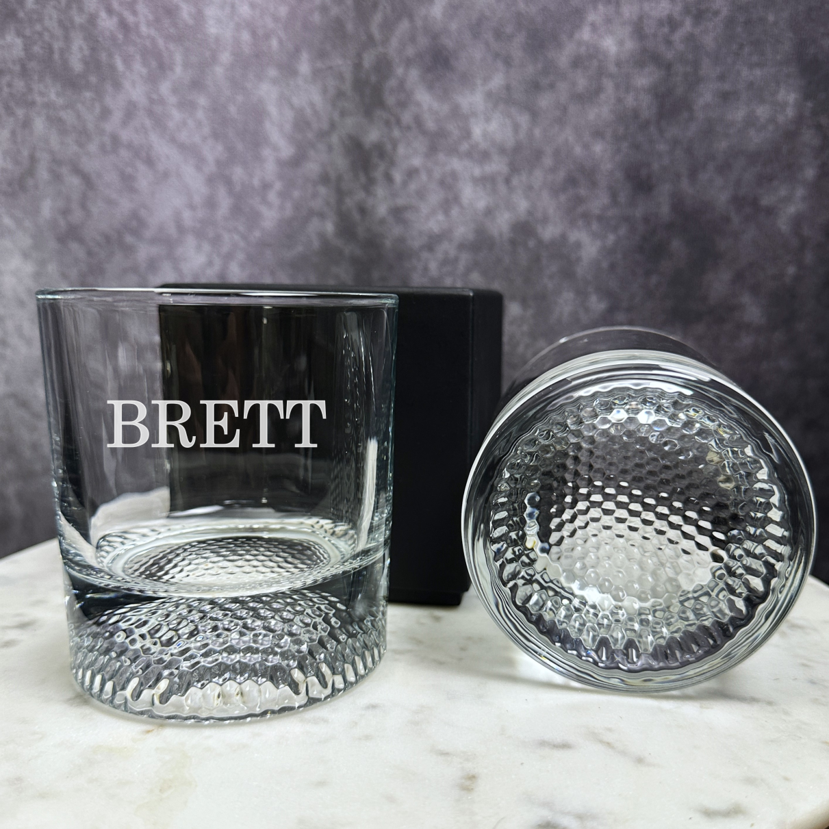 Golf Ball Whiskey Glass, Rock Glass, Bourbon Glass, Groomsmen Gift or Golf Gift Whiskey Glasses Golf Gifts for men