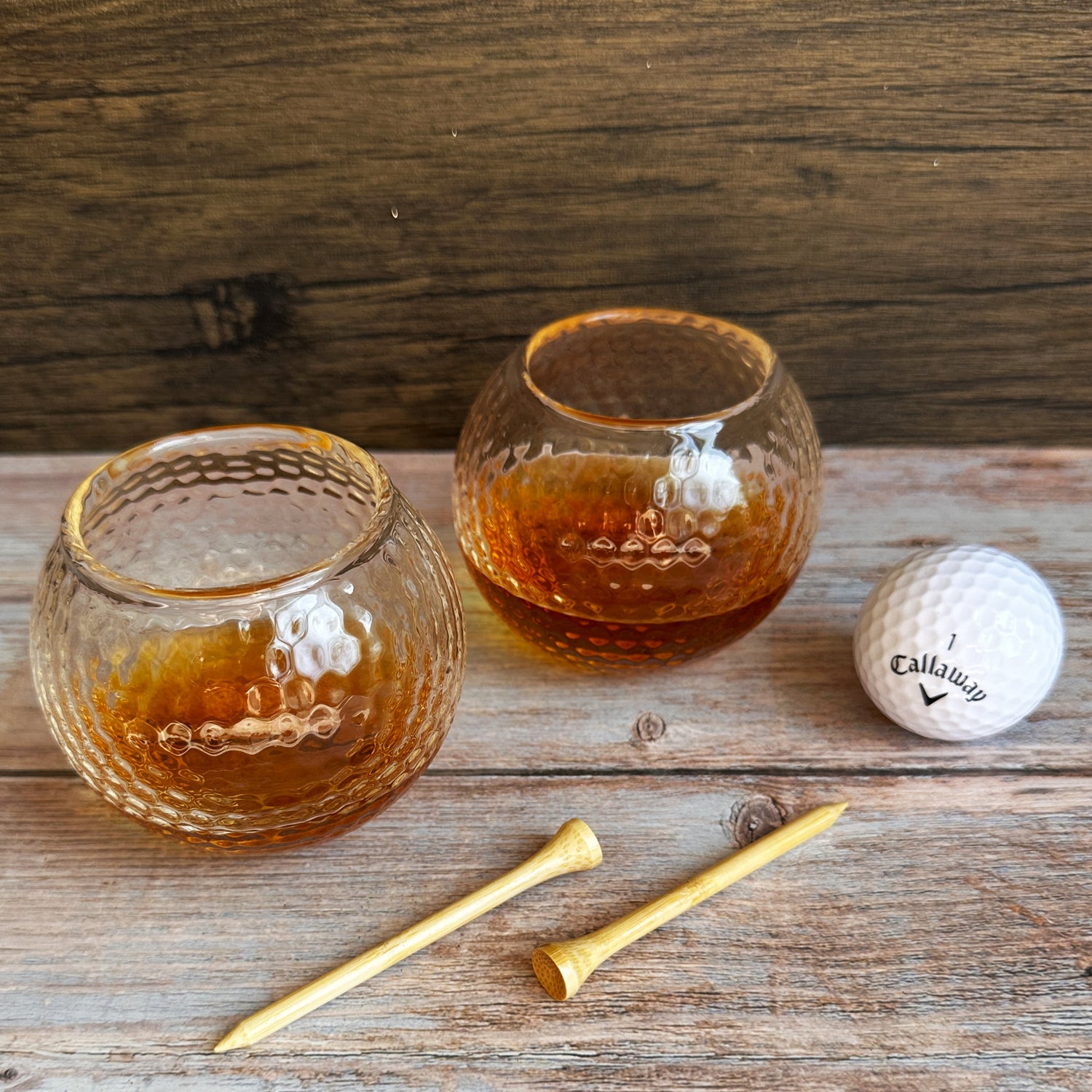 Personalized Golf Ball Whiskey Glass Set Rock Bourbon Glass Groomsmen Gift Golf Father Day Gift Golf Gifts for Men Custom Scotch Glass Chiller Christmas gift golf fan gift anniversary gift