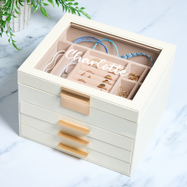personalized jewelry box with custom name engraving luxury gift for her
custom jewelry box with name on lid elegant jewelry organizer for women The Lighthouse goods