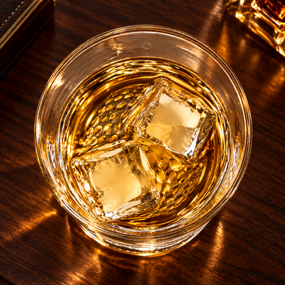 Personalized Golf Ball Whiskey Glass – Custom Golf Gift for Men