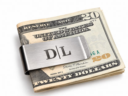 Personalized Money Clip For Husband Anniversary Gift