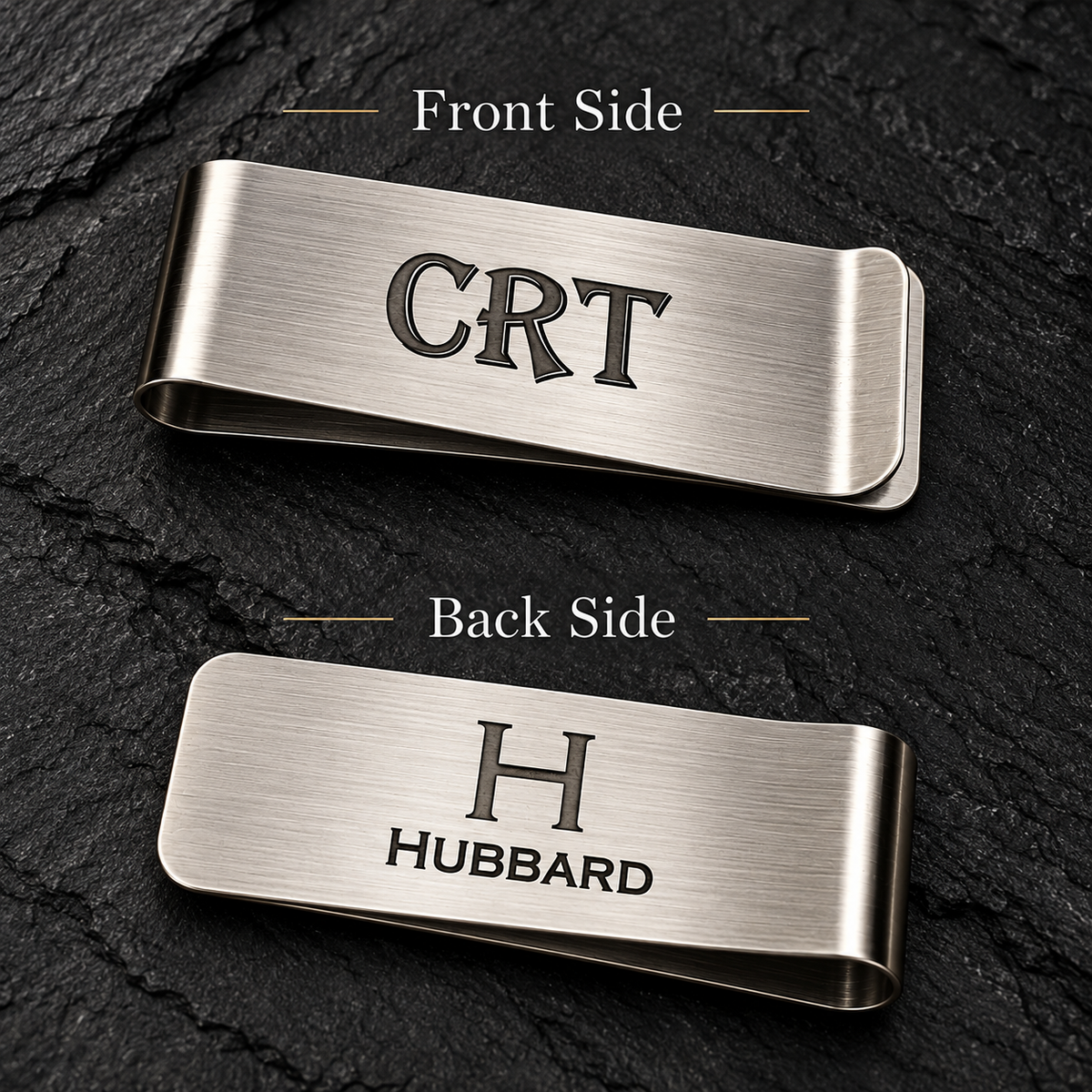 Personalized Money Clip For Husband Anniversary Gift