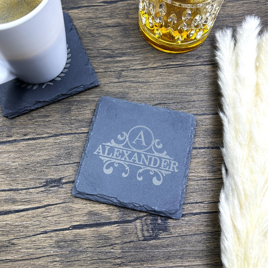 Personalized Slate Coasters Set of 4