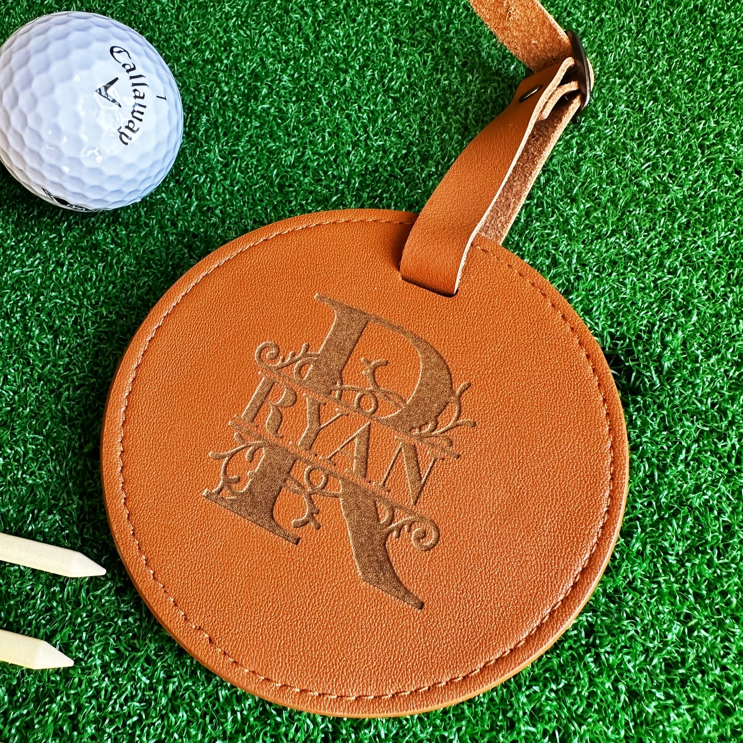 Personalized Golf Gift Set Bag Tag with tees Golf Gifts for Men