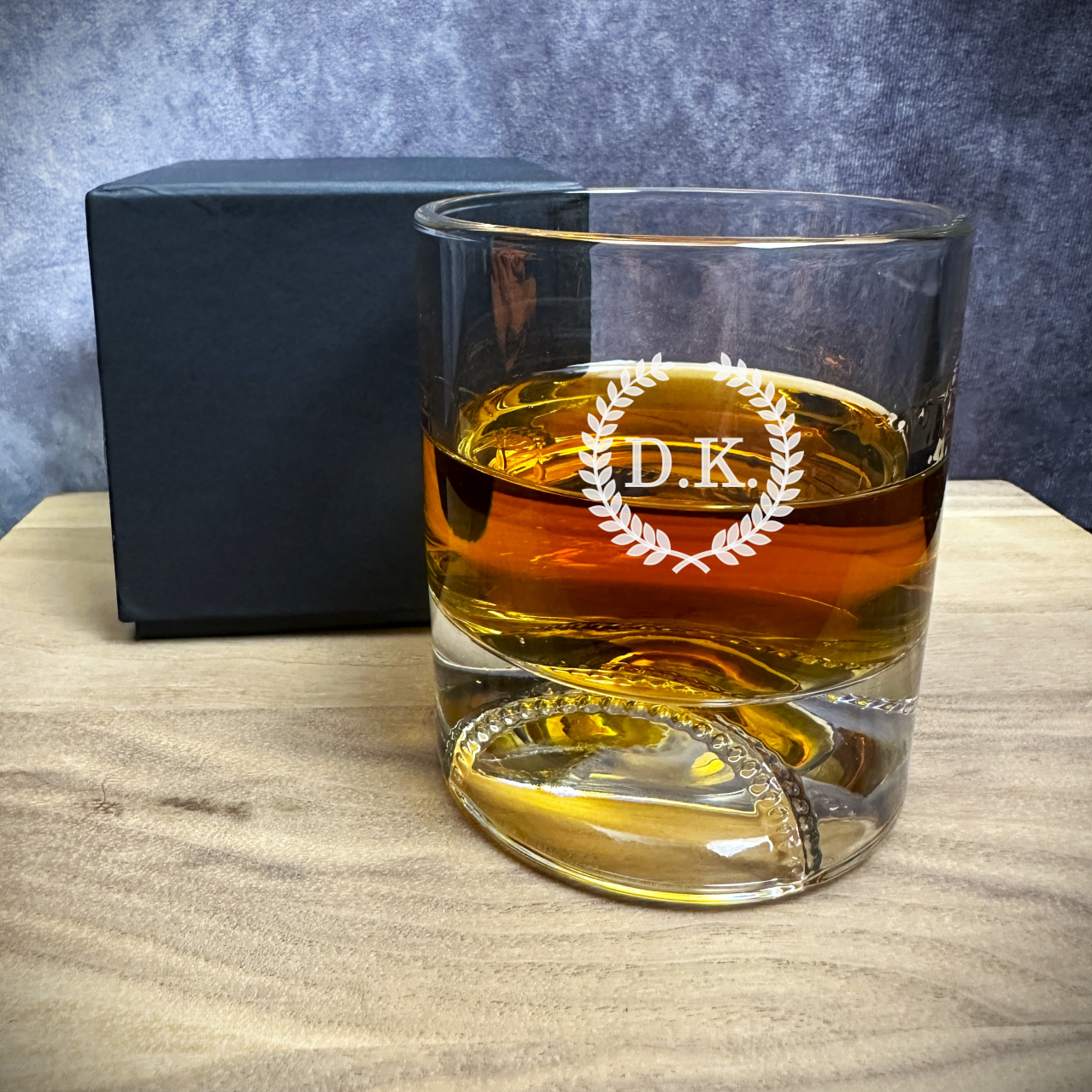Engraved Bourbon Decanter Set with Bourbon Glasses - Glass and Decanter, Retirement Gift, Graduation Gift, Groomsmen Gift for Him