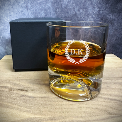Engraved Bourbon Decanter Set with Bourbon Glasses - Glass and Decanter, Retirement Gift, Graduation Gift, Groomsmen Gift for Him