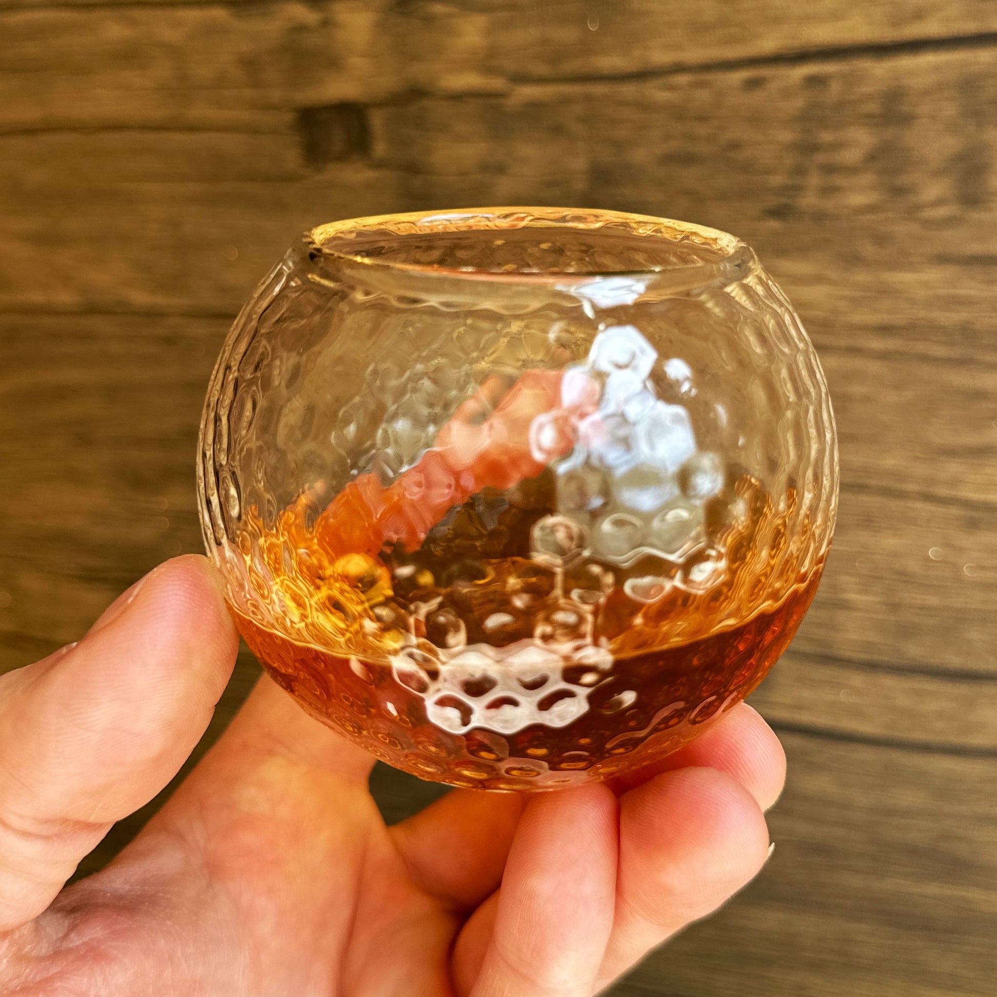 Golf ball whiskey glass custom scotch
