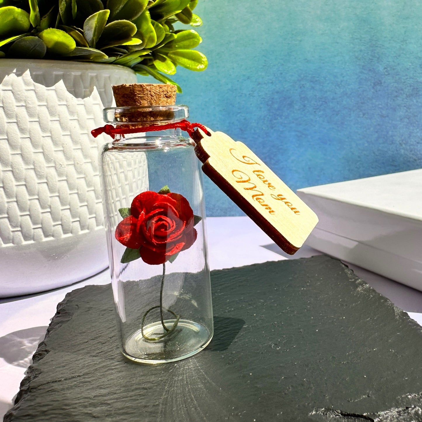 Mothers Day Gift For Mum Gift For Grandma Birthday Gift For Friend Flower In A Bottle Thank You Gift For Girlfriend for nan Gift For Her