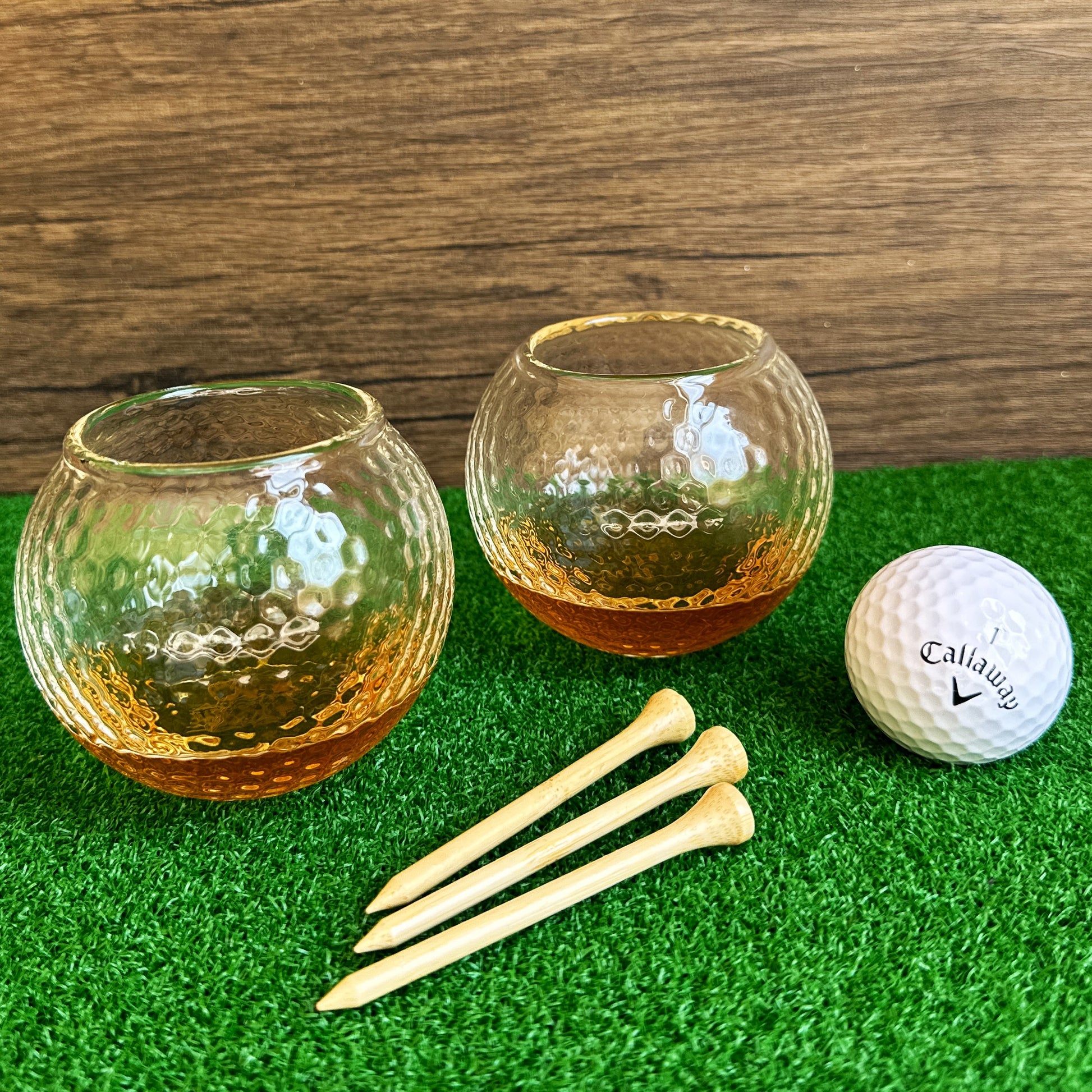 Golf ball Shape Whiskey Glass Father Day Gift  Christmas Gift Golf fan