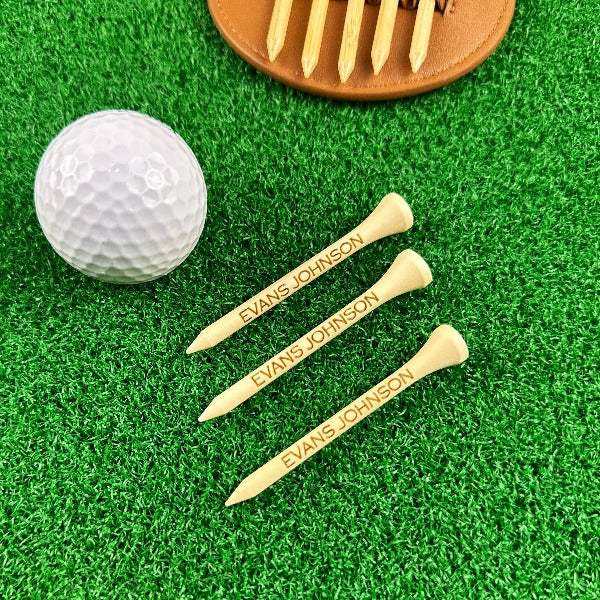 Personalized Golf Tees Gift Father Engraved Golf Tee For Mother Engraved Golf Gift Custom Golf Tee Custom Wood Golf Tees For Dad Anniversary