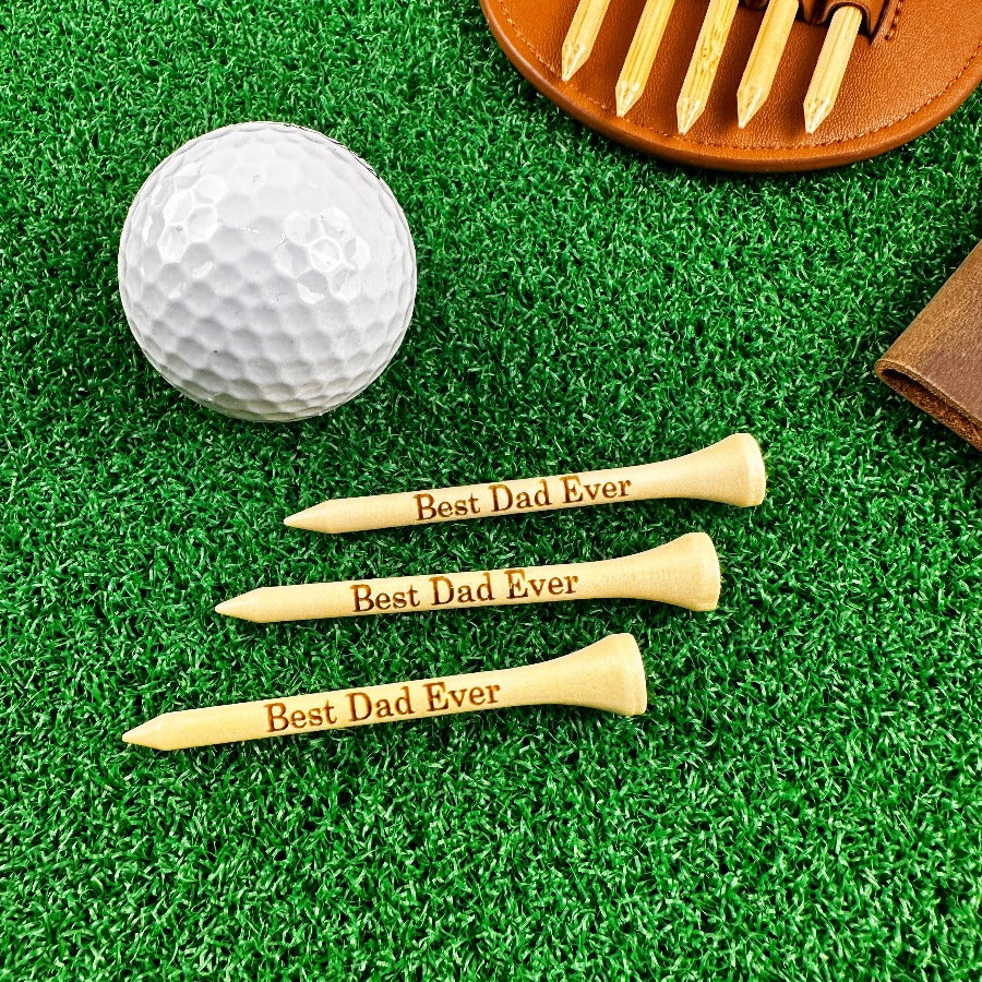 Personalized Golf Tees Gift Father Engraved Golf Tee For Mother Day Gift Custom Golf Tees Custom Wood Golf Tees For Dad Anniversary Gift