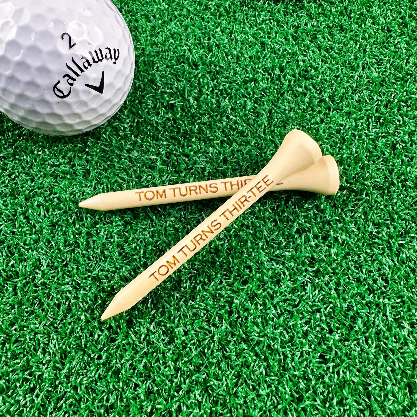 Personalized Golf Tees Gift 30 birthday gift thir-tee golf gift Golf friend gift Engraved Golf Tees Gift Custom Golf Tees Wood Golf Tees For retirement gift