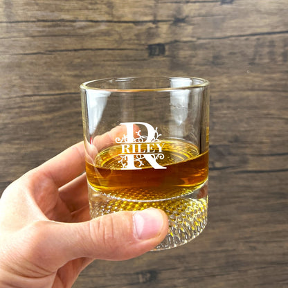 Personalized Whiskey Glasses Golf Ball Bottom Custom Whiskey Glass Set Engraved Bar Glasses Engraved Bourbon Glasses Golf Gift Groomsmen The Lighthouse Goods