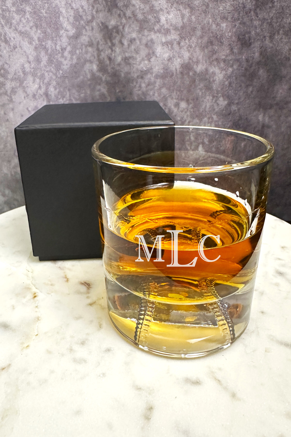 Personalized Whiskey Glasses Set of 4 - Whiskey Lover Gift for Boss, Personalized Whiskey Set, Etched Rocks Glasses, Best Man Gift
