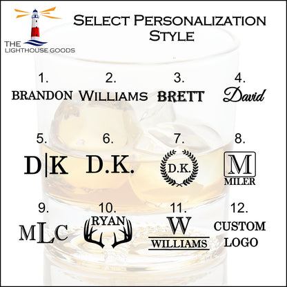 Engraved Baseball Whiskey Glass Gifts Set