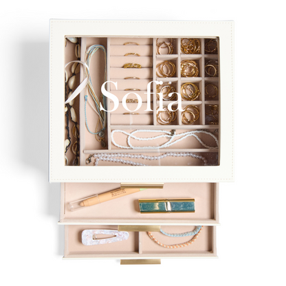 custom jewelry box with name for women travel jewelry organizer case
monogrammed jewelry box with name luxury gift idea for her birthday The Lighthouse goods