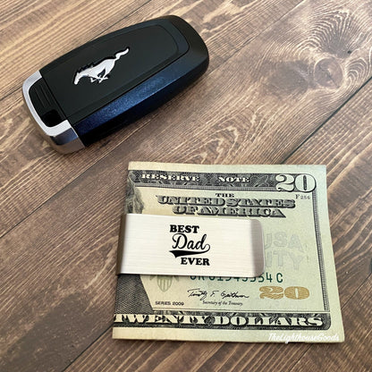 Custom Money Clip Father day gift Gift Groomsmen Anniversary Gift Dad Money Clip Custom Engraved Money Clip 
