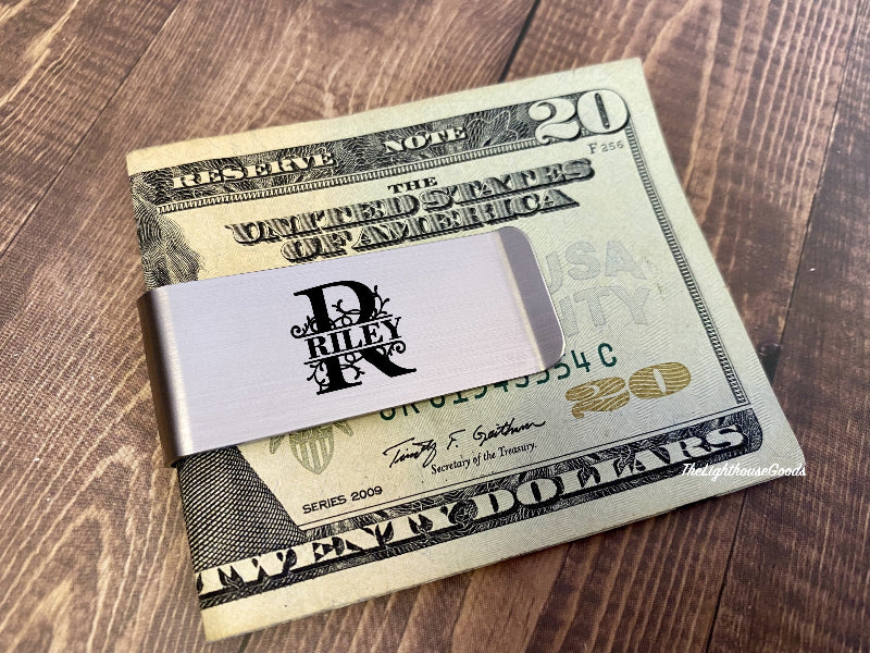 Custom Money Clip Husband Gift Groomsmen Anniversary Gift Dad Money Clip Husband Custom Engraved Money Clip Grandpa Present Birthday