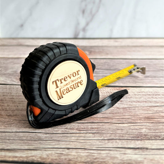 Father's Day Gift Personalized Tape Measure Gift Dad Handyman gift Woodworking Grandparents Gift Personalized Contractor Dad Gift Daddy DIY