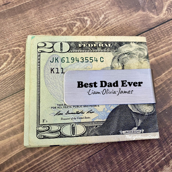 Husband Gift Custom Money Clip Personalized Groomsmen Gift Wedding Party Father Day Engraved Initials Best Man Groomsmen Gift Dad Custom