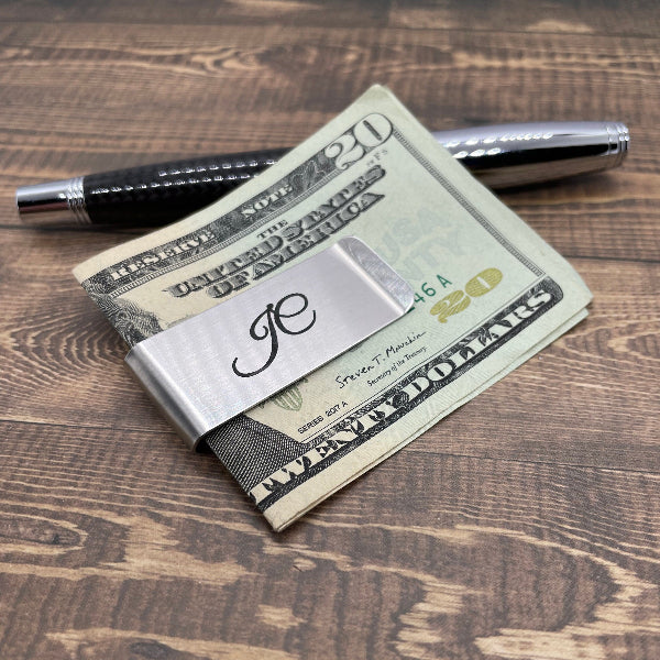 Personalized Money Clip Husband Gift Groomsmen Anniversary Gift Dad Money Clip Husband Custom Engraved Money Clip Grandpa Present Birthday