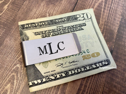 Personalized Money Clip Husband Gift Groomsmen Anniversary Gift Dad Money Clip Husband Custom Engraved Money Clip Grandpa Present Birthday