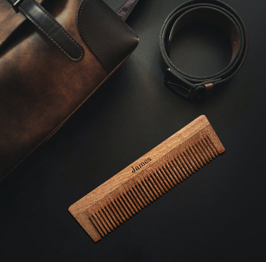 Wooden comb for Men Hair Comb Personalized Beard neem Comb Custom for Him Portable Comb Groomsmen Gift Engraved Comb Father Gift Husband