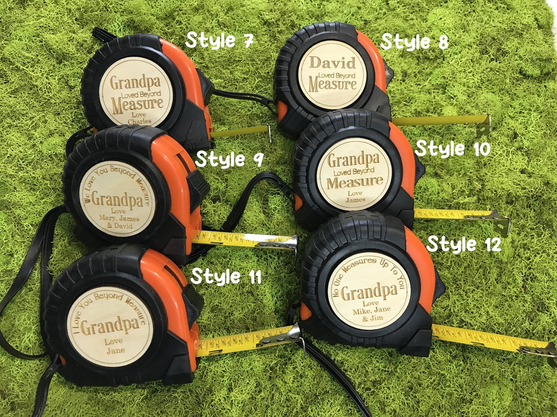 Father's Day Gift Personalized Tape Measure Gift Dad Handyman gift Woodworking Grandparents Gift Personalized Contractor Dad Gift Daddy DIY