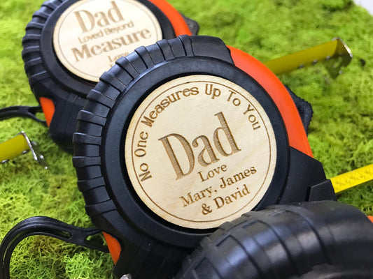 Father's Day Gift Personalized Tape Measure Gift Dad Handyman gift Woodworking Grandparents Gift Personalized Contractor Dad Gift Daddy DIY