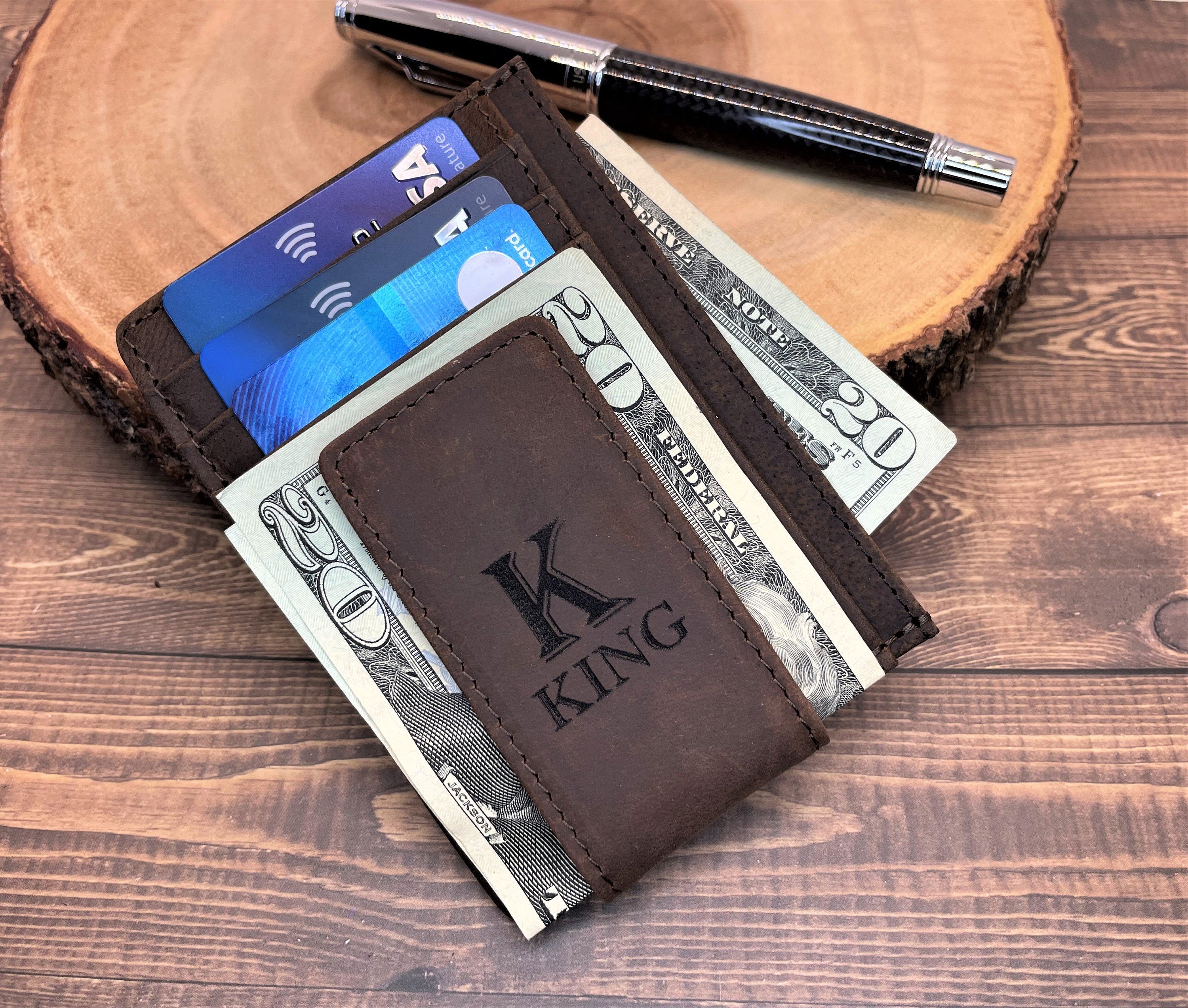 Leather Card Holder, Mens Leather Wallet, Leather Card discount Wallet, Minimalist Wallet for Men, Gift for Dad, Men's Gifts, Gift for Him