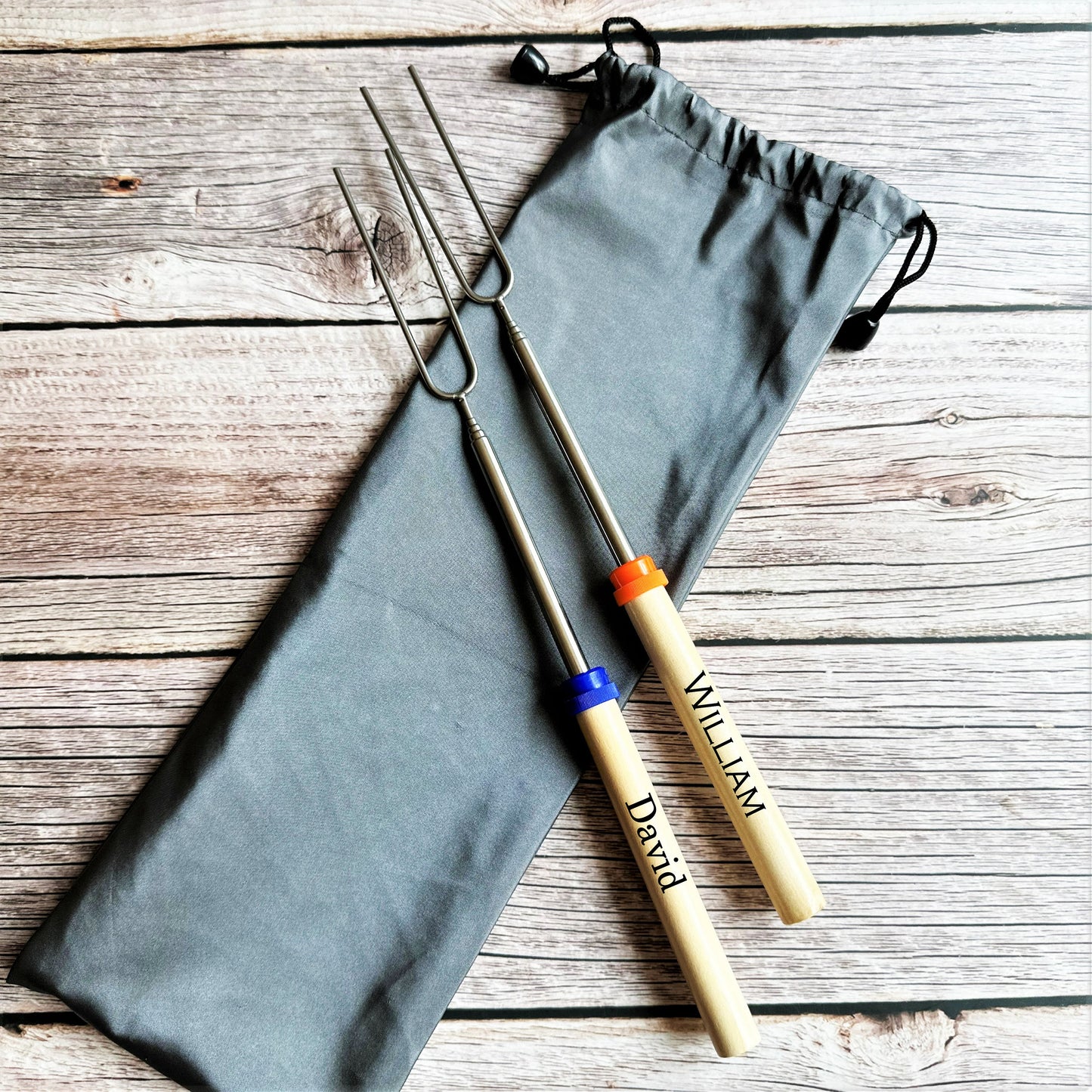 Custom Marshmallow Roasting Telescoping Sticks For Camping
