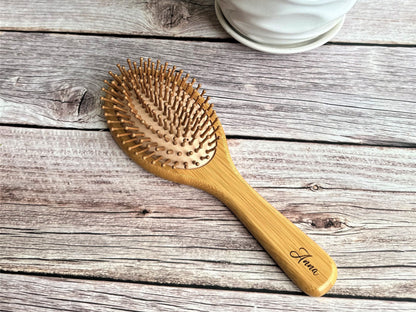 Custom Wooden Hair Brush for Men